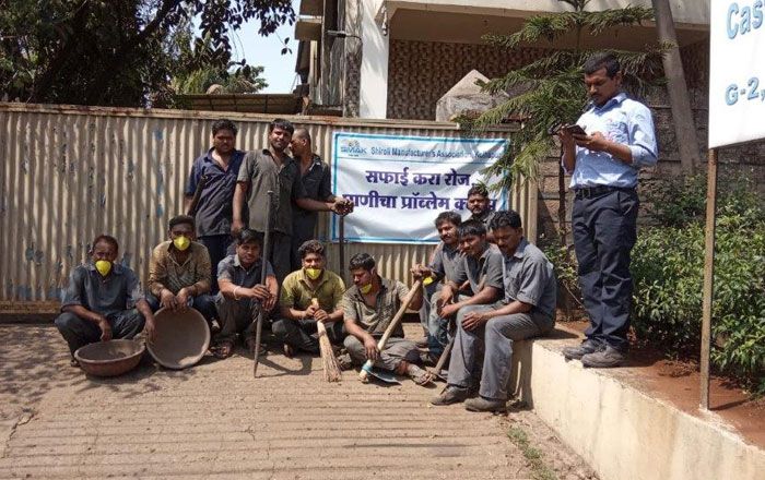 Clean India Abhiyan at MIDC Shiroli